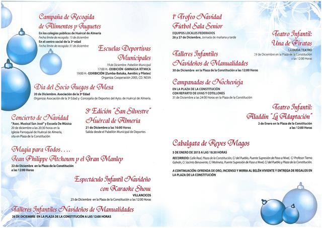 FOLLETO NAVIDAD 2014 2