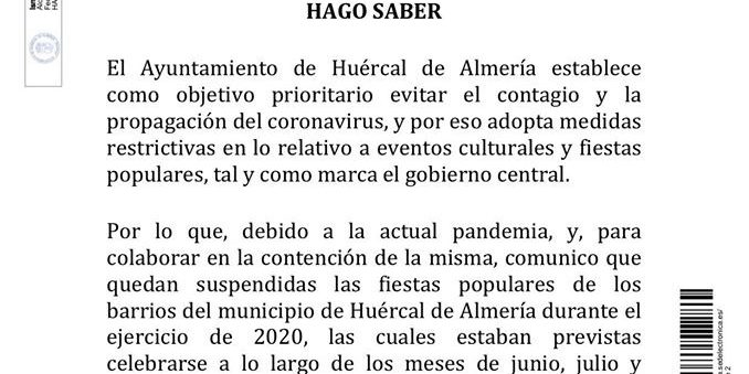 Bando Fiestas 2020 Bando Fiestas barrios 2020