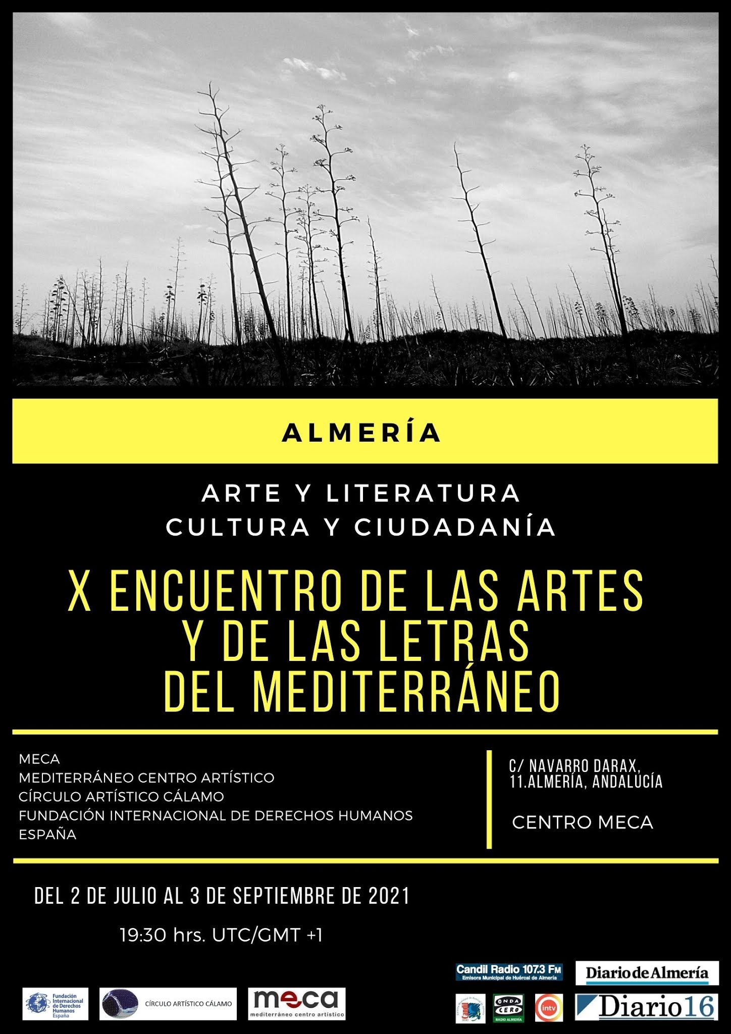 X ENCUENTRO DEL MEDITERRÁNEO X Encuentro Letras Mediterraneo 2021