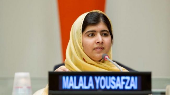 Premio Nobel de la Paz Malala Yousafzai