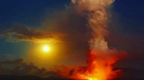 Volcán de La Palma en Días de Radio