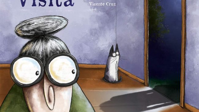 la extraña visita libro