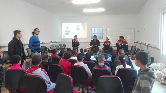 COLEGIO-BARRANQUETE-PROTECCIÓN-CIVIL Faam y Colegio Barranquete Níjar