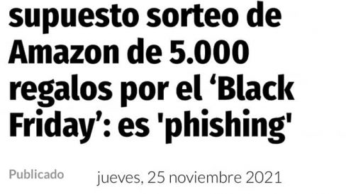 black friday on phising en Días de Radio