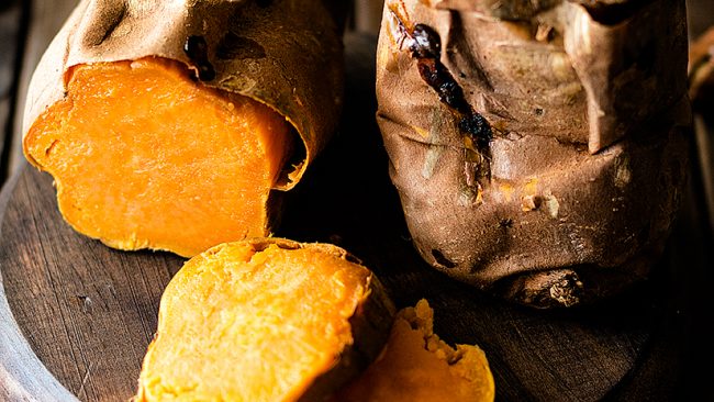 boniatos-al-horno de mercao Huércal otoño