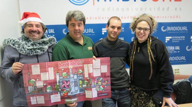 Fran, Moi, Juanjo y Mercedes Radio Ecocampus - Navidad sostenible -2021-12-24