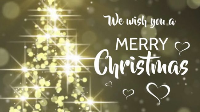 I wish you a merry Christmas