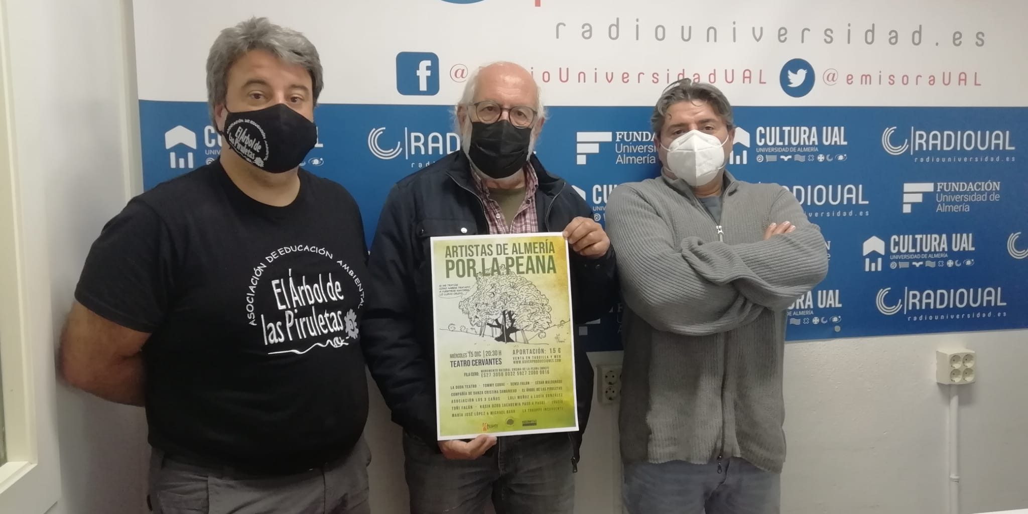 moi, manolo sola y fran Radio Ecocampus 2021-12-10