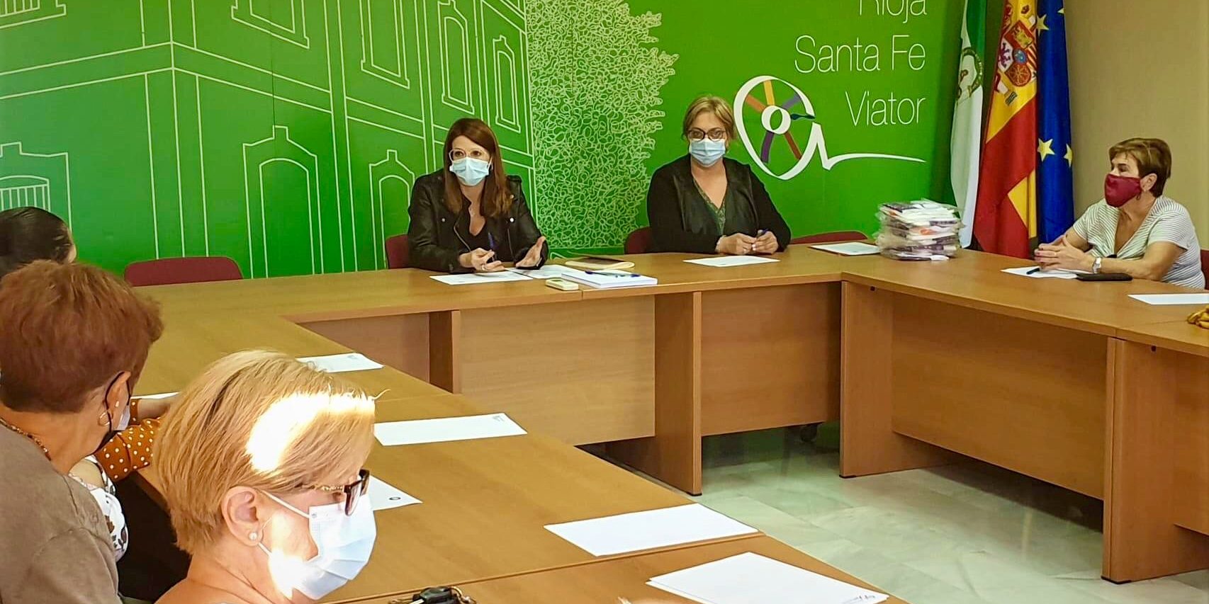 Una de las reuniones con representantes de colectivos de mujeres del Bajo Andarax Terapias Igualdad Mancomunidad Bajo Andarax.