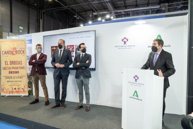 fitur candil rock Huércal en FITUR 22 con CANDIL ROCK.