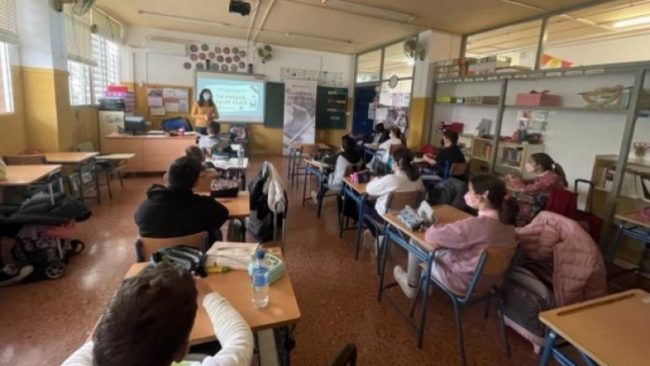 La prensa en mi clase.