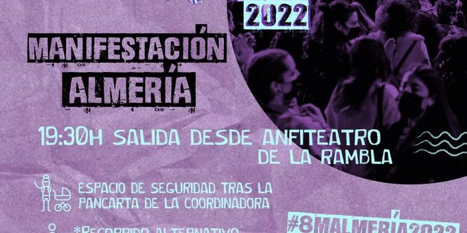 8M con orgullo y en feminista almería