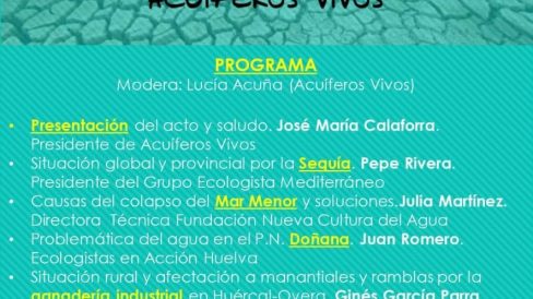 Acuíferos vivos Día del Agua 22.