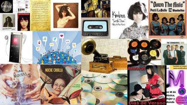 Collage de fotos para el programa "Con M de Musica, Mujer y Mundo" 2022-09-30