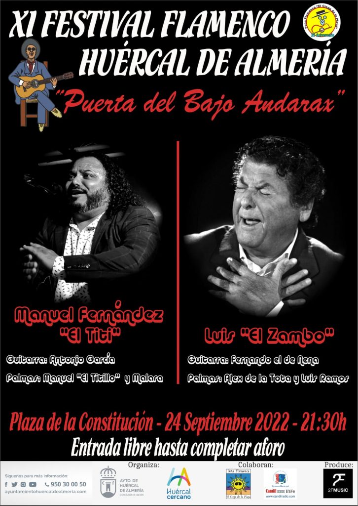 Festival Flamenco 2022 XI Festival Flamenco Huércal de Almería