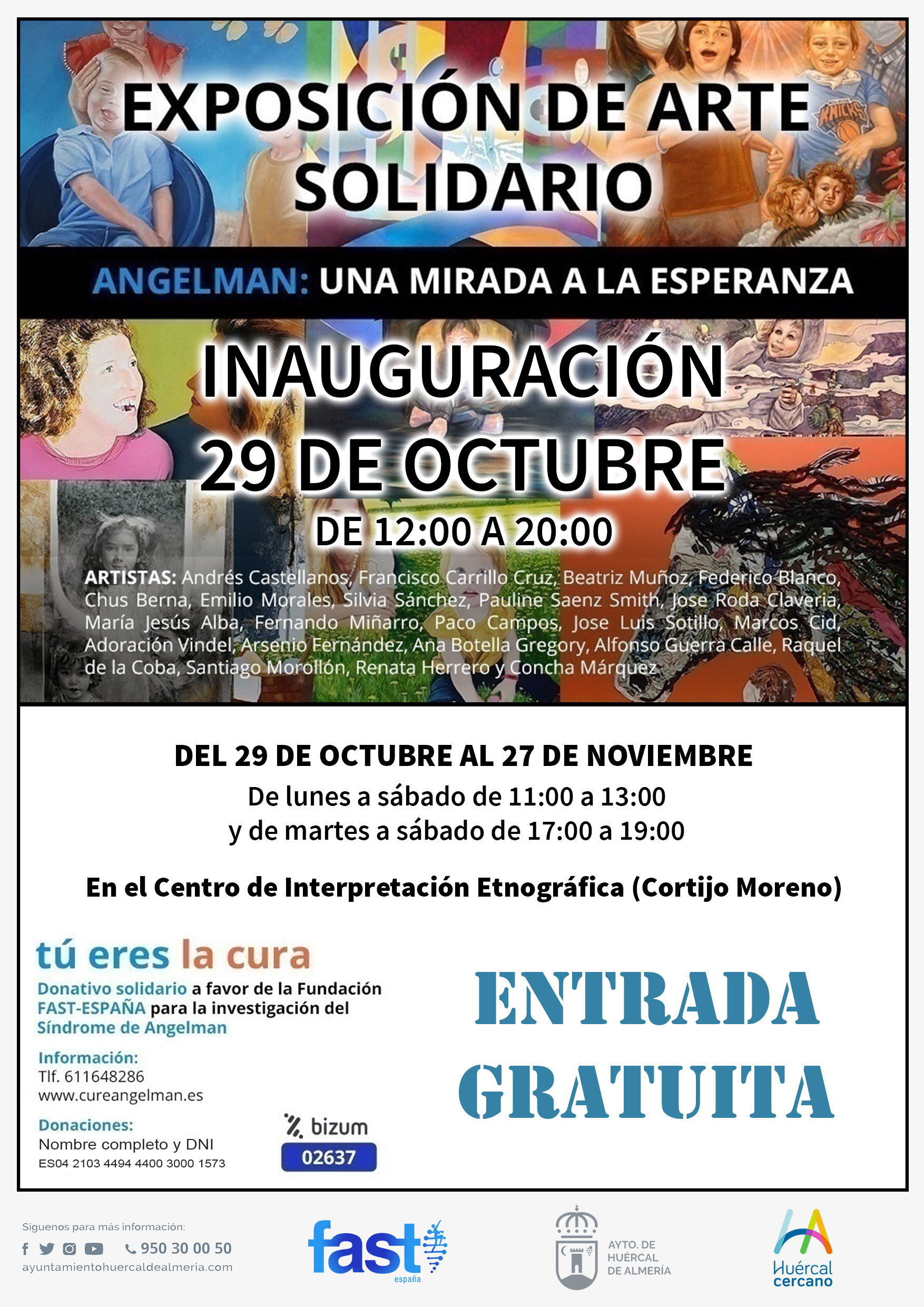 barranquismo Exposicion Pintura solidaria cortijo Moreno
