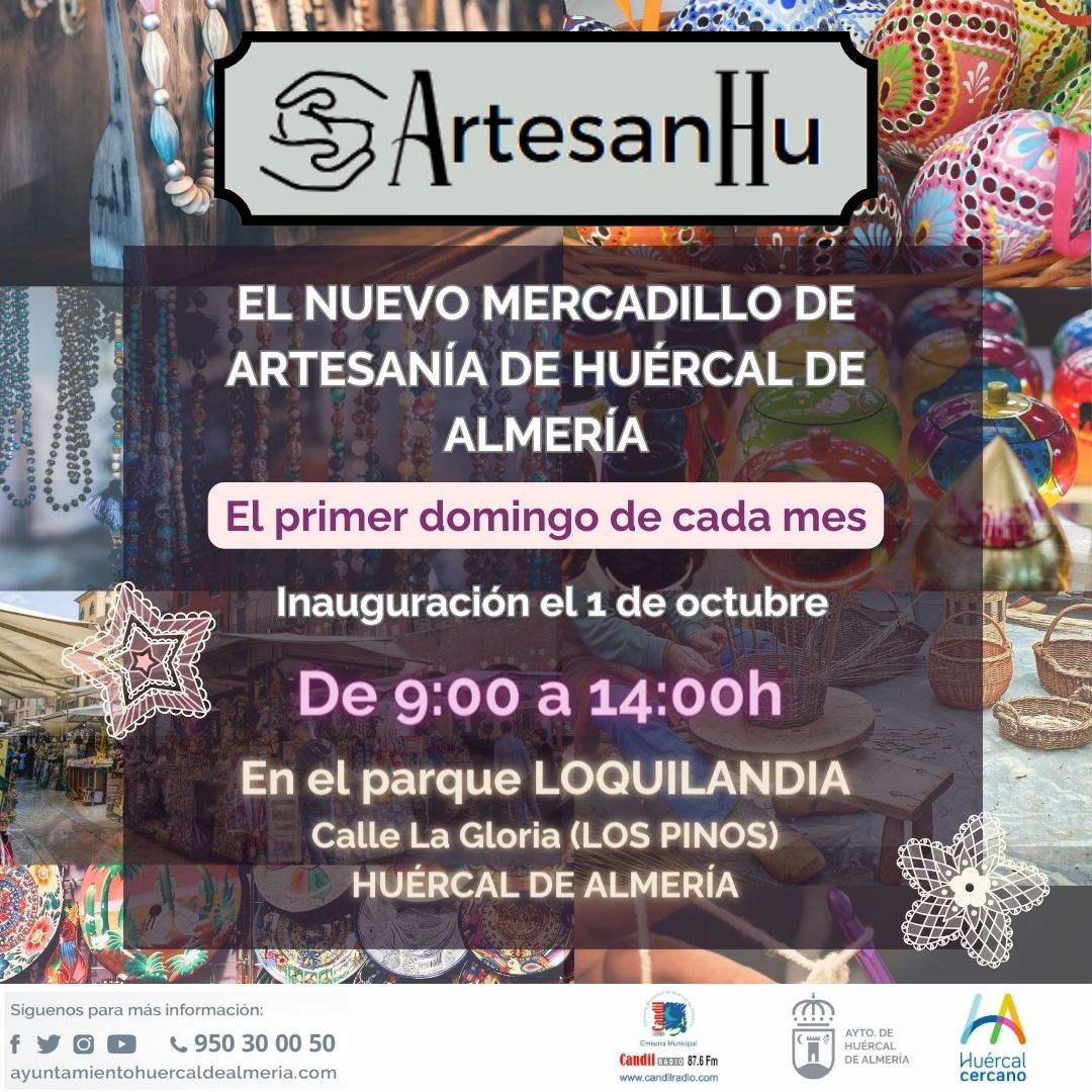 Mercado Artesania Huercal 2023 Mercado artesania huercal 2023