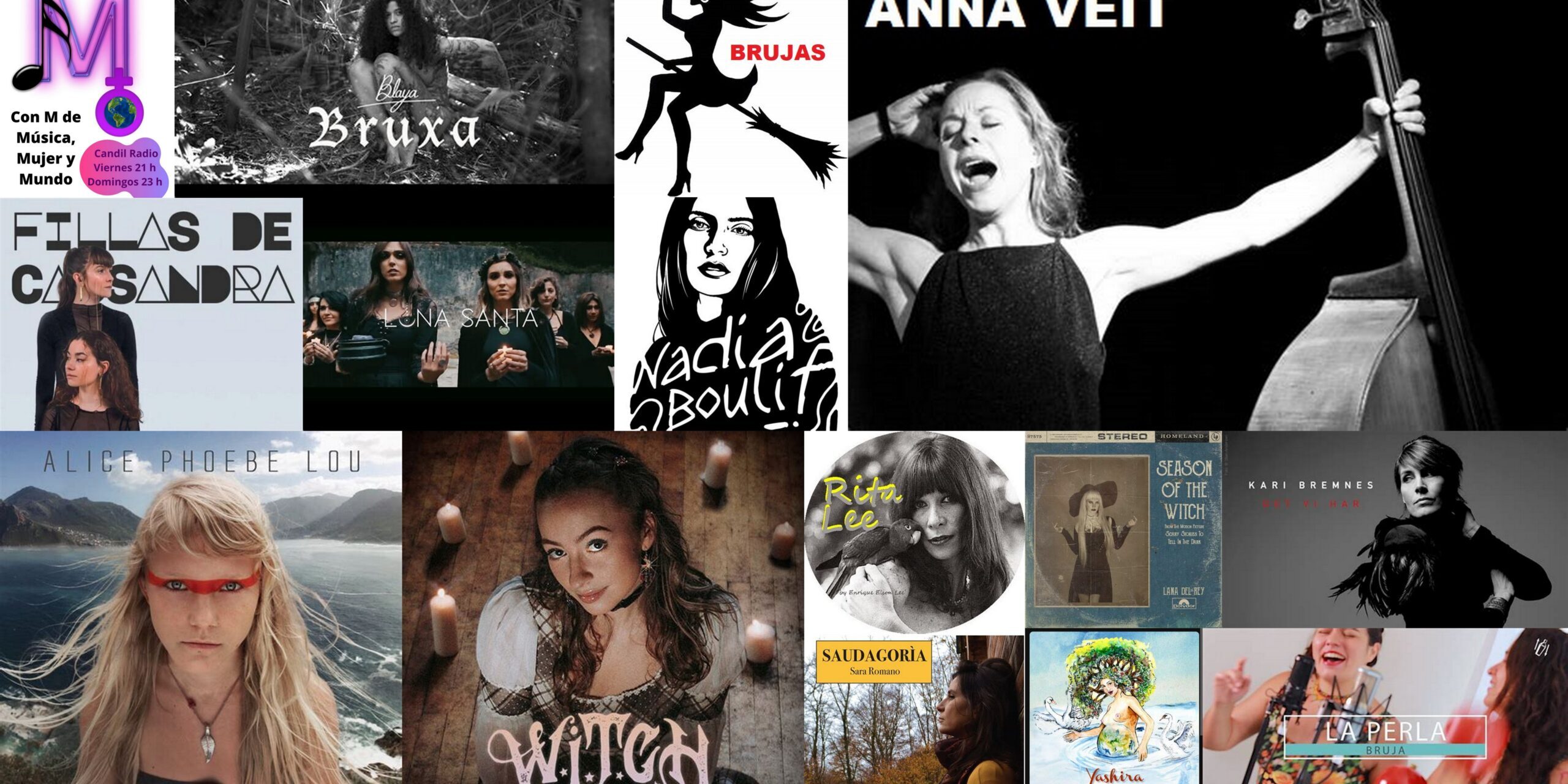 FOTOS CON M 268 BRUJAS Nuestro ducentésimo sexagésimo octavo programa va a estar dedicado a las brujas, esas mujeres que han sido perseguidas por tener unos conocimientos que los demás no entendían. Según el diccionario de la RAE, bruja es una persona a la que se le atribuyen poderes mágicos obtenidos del diablo. En los cuentos infantiles o relatos folclóricos, mujer fea y malvada, que tiene poderes mágicos y que, generalmente, puede volar montada en una escoba. Mujer que parece presentir lo que va a suceder. Mujer de aspecto repulsivo. Mujer malvada. En mi opinión y en la de las mujeres a las que vamos a escuchar esta noche, las brujas son otro tipo de mujeres.