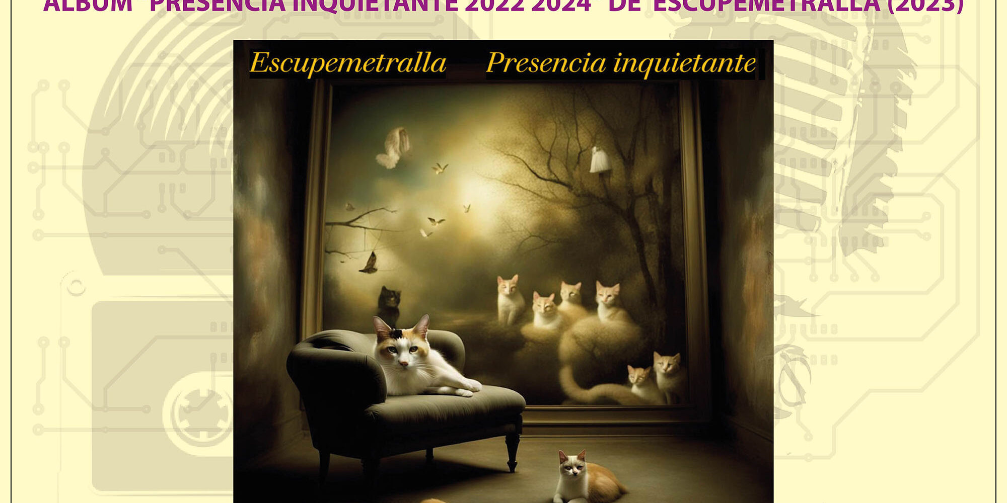 "Wet Dreams Media, un podcast de radio y vídeo derivado del blog WET DREAMS, que vio la luz en 2008 con el propósito de difundir y compartir material discográfico relacionado con la música electrónica experimental, el sonido industrial, el arte sonoro y todas las revoluciones culturales que lo rodean. Emitido en Candil Radio, Wet Dreams Media tiene como objetivo informar sobre las publicaciones del blog y las nuevas obras discográficas de las nuevas generaciones de músicos exploradores. Dirigido por Josep Maria Soler y presentado por él mismo, con la colaboración de Antonio Cantón, Wet Dreams Media continúa con la misma misión de difundir y explorar los límites de la música electrónica y experimental."