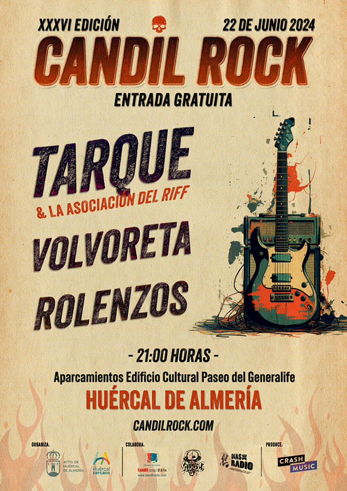 Cartel Candil rock 2024 Cartel Candil rock 2024