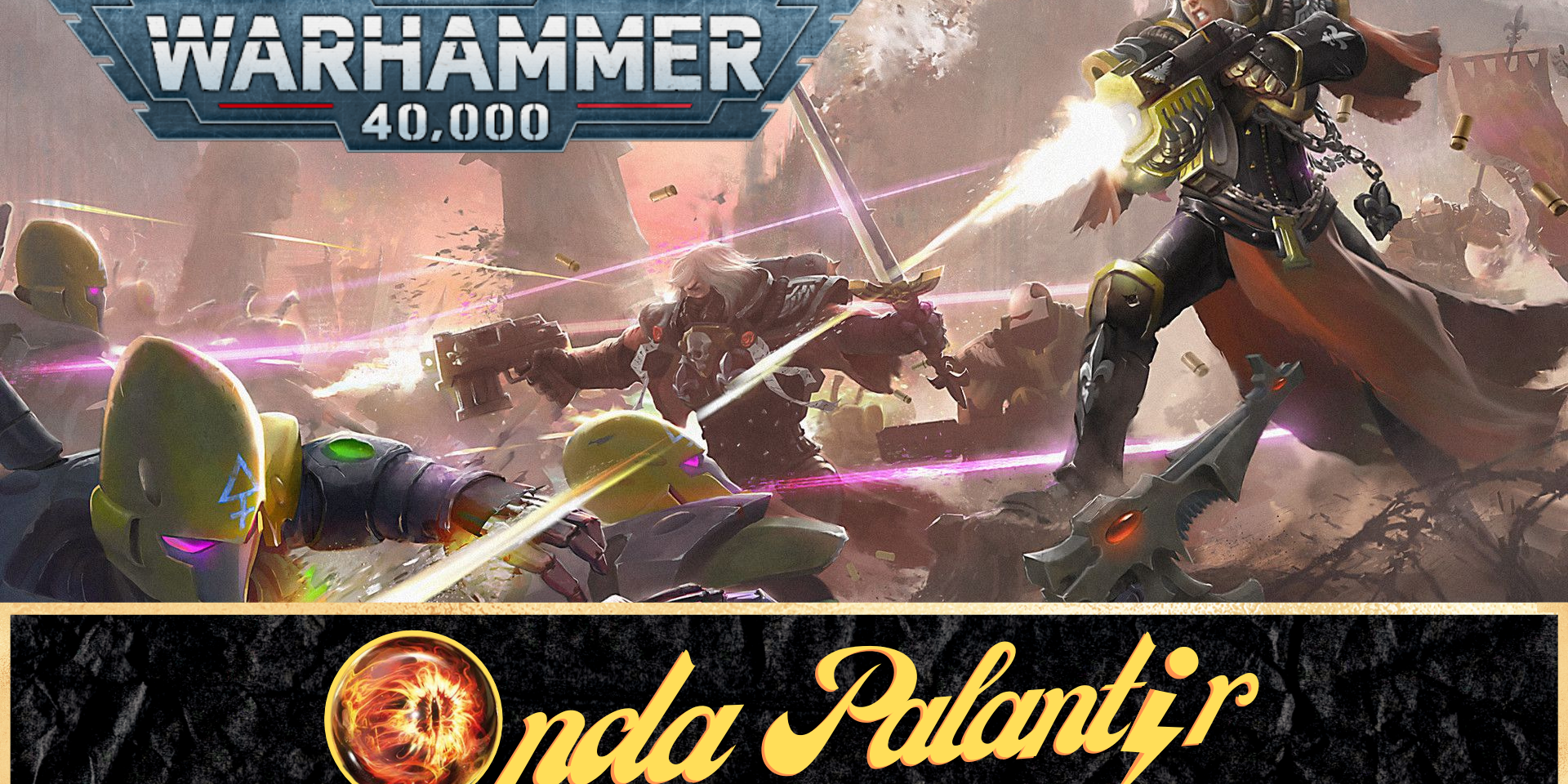 Onda Palantir 1×32 Web En el programa de hoy atravesamos la disformidad para viajar hasta el lejano futuro del milenio cuarenta, donde la humanidad lucha día a día por sobrevivir a las innumerables amenazas que buscan acabar con ella. Desde su origen como un juego de miniaturas hace más de treinta años este universo se ha visto expandido gracias a decenas de novelas, películas y series. Precisamente, los fans del juego están de enhorabuena pues el actor Henry Cavill ha anunciado que prepara en colaboración con Games Workshop un universo cinematográfico de este oscuro universo de ciencia ficción. ¿Queréis saber más? Pues preparad vuestros sagrados bolters y preparaos para luchar y morir en nombre del Emperador.