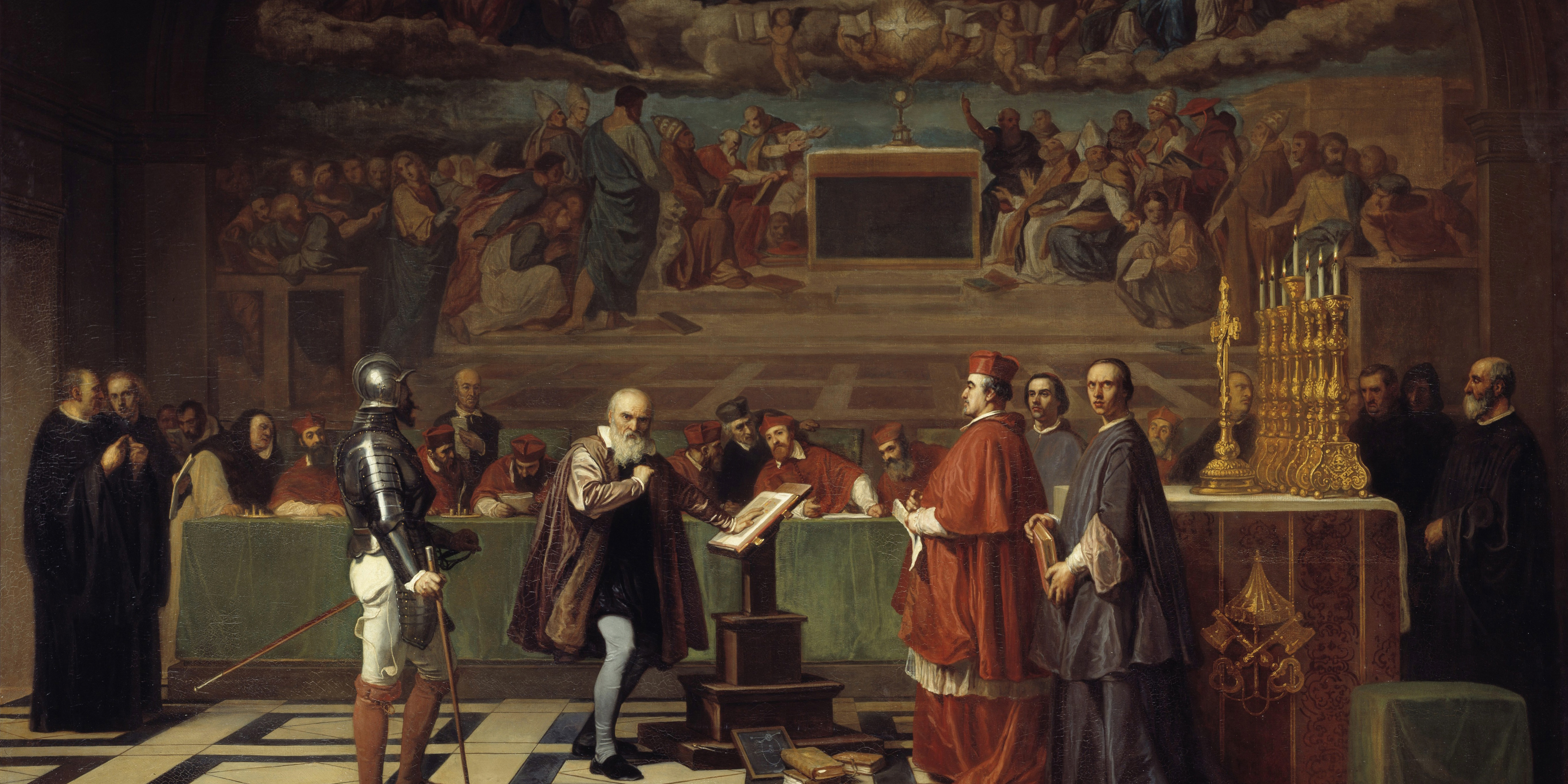 Galileo before the Holy Office - Joseph-Nicolas Robert-Fleury, 1847